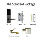 Ss304 Uygulama Kontrollü Kapı Kilitleri 3kg Apartman Akıllı Kapı Kilidi