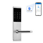 Uygulama Elektronik Akıllı Kapı Kilidi Dijital Şifre Ev Kilidi Gümüş