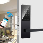 Siyah renk TTlock apartman ev ofisi için Bluetooth uygulaması kontrol kapı kilitleri