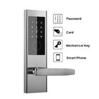 FCC Güvenlik Şifreli Kapı Kilitleri 1.5V RFID Kartlı Kapı Kilit Sistemi