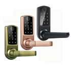 Parmak İzi Şifre APP Akıllı Kapı Kilidi Anahtarsız Giriş Alüminyum Alaşımlı