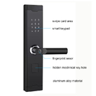 Biyometrik Akıllı Parmak İzi Kapı Kilidi Alüminyum Alaşımlı 6V 4x AA Piller