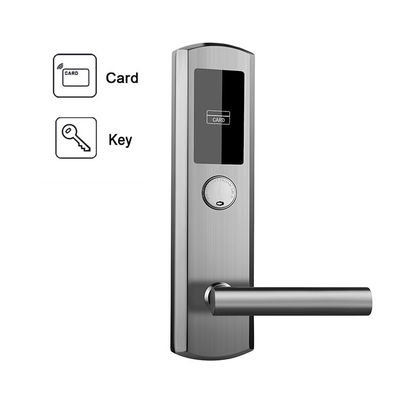 SUS304 Akıllı RFID Otel Kilit Sistemi Elektronik Kapı Anahtar kart Kolu