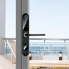 Akıllı Parmak İzi Biyometrik Akıllı Kapı Kilidi 30 - 45mm Kapı İçin Alüminyum Alaşımlı