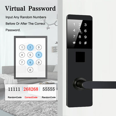 Alüminyum Alaşım TTlock Parola Daire Ev Ofisi için Elektronik Akıllı Kapı Kilitleri