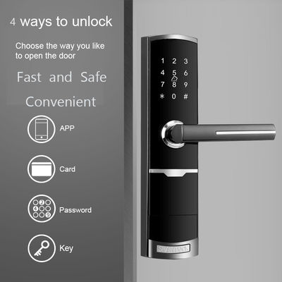 Altın Renk Uzaktan Denetimli Akıllı Klavye Kapı Kilitli TTlock uygulaması ile Kart Anahtar