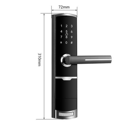 Altın Renk Uzaktan Denetimli Akıllı Klavye Kapı Kilitli TTlock uygulaması ile Kart Anahtar