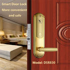Ahşap Kapı için Gümüş 4AA Otel Kartı Kapı Kilit Sistemi 4.8V Akıllı Kilit