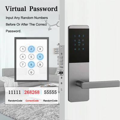 4 in 1 Alüminyum Alaşım Daire Akıllı TTlock Dokunmatik Klavyeli Kapı Kilit