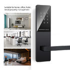siyah FCC CE ROHS BLE Ev Apartmanı İçin Wifi Tuş Takımı Kapı Kilidi