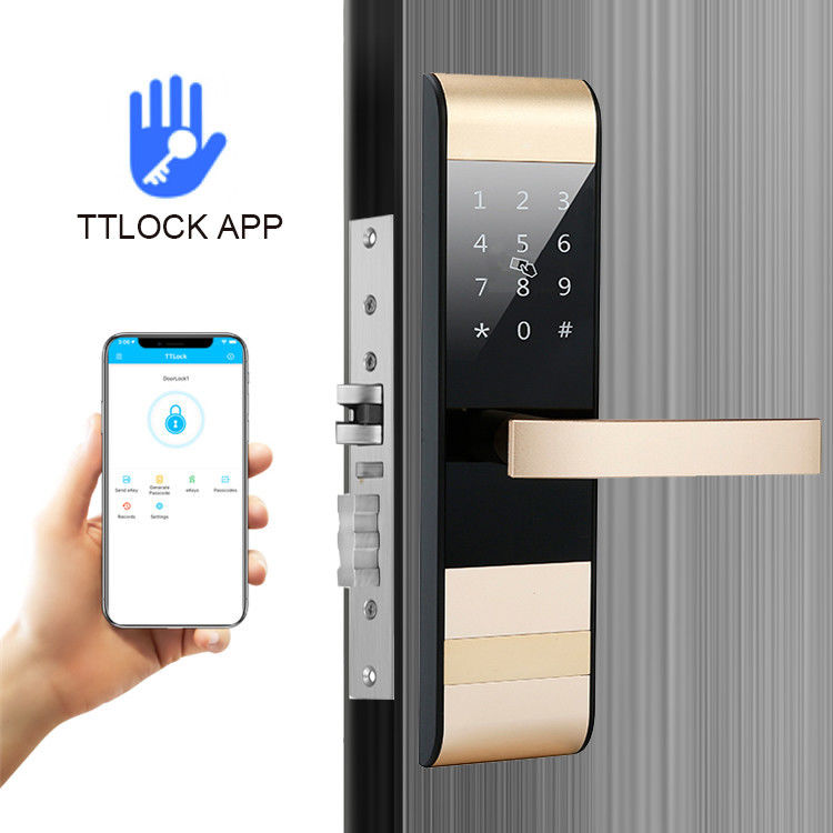TT Kilidi APP Kontrol Apartman Evi Kod ve Kart ile Dijital Elektrikli Akıllı Kapı Kilidi