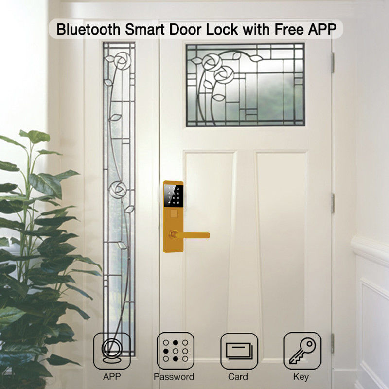 Alüminyum Alaşım TTlock Parola Daire Ev Ofisi için Elektronik Akıllı Kapı Kilitleri