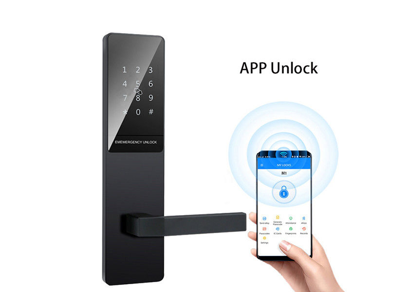 CE Bluetooth Şifreli Kapı Kilitleri Akıllı Ev Dijital Kod Kilidi